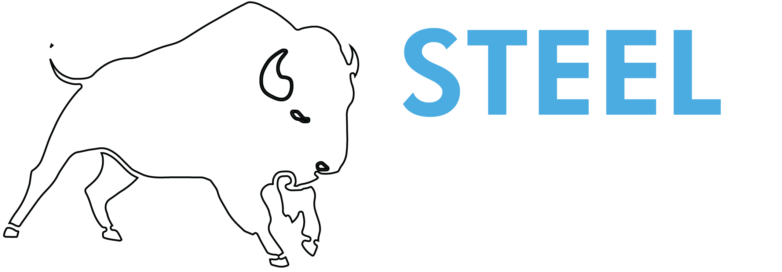 white logo steal bison