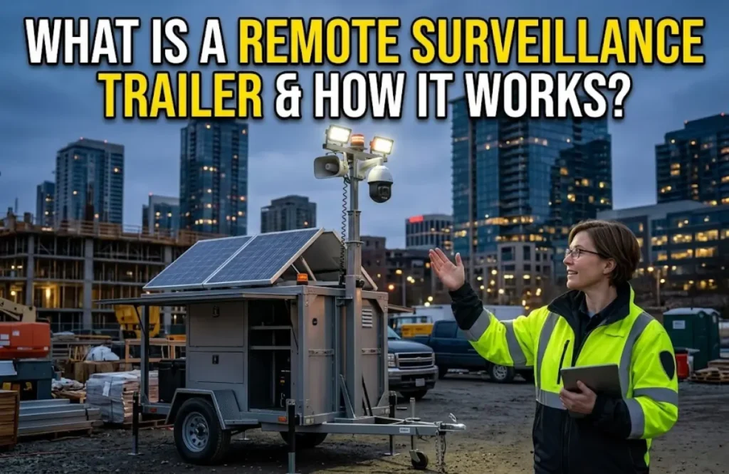 What Is a Remote Surveillance Trailer and How It Works